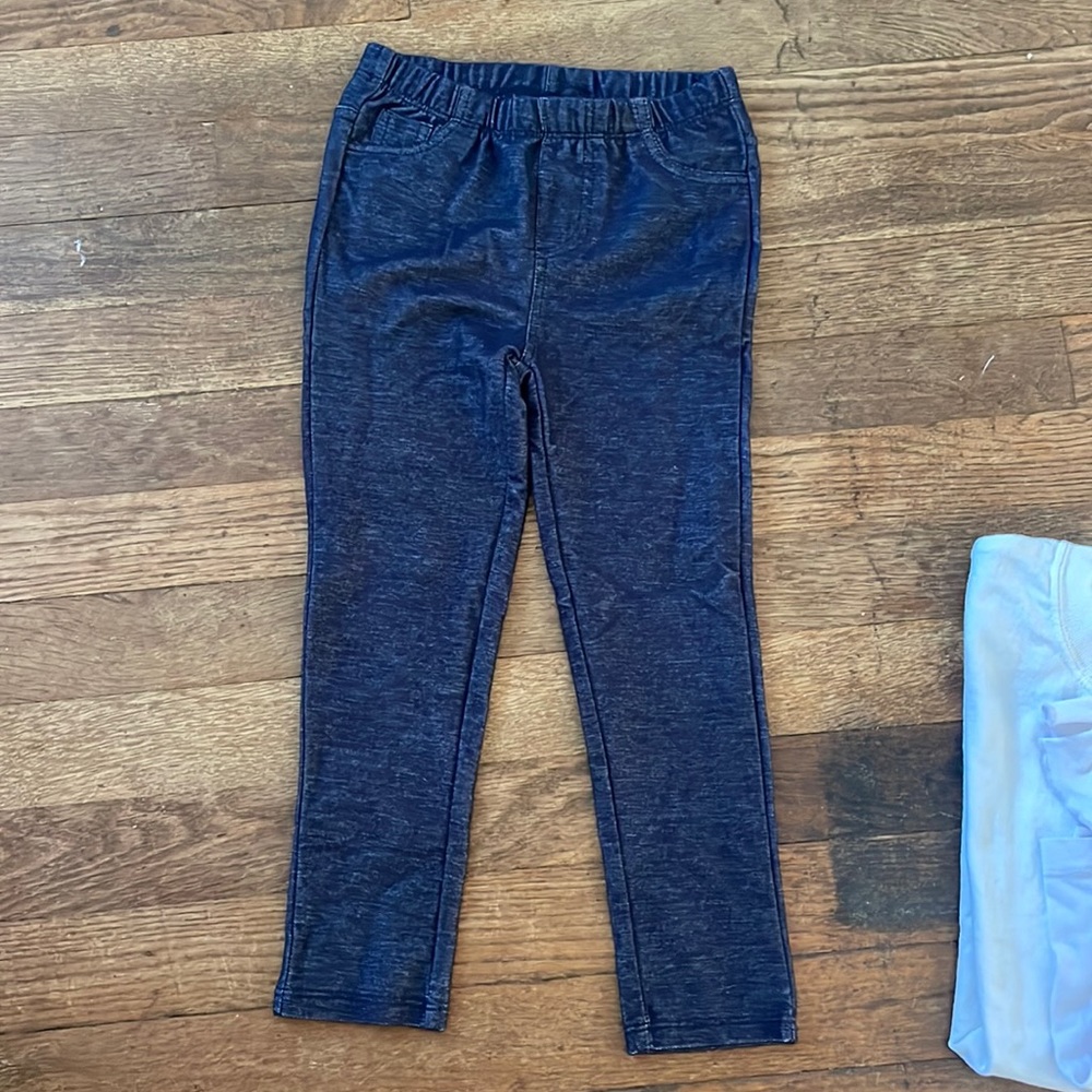 Girl’s EGG New York denim leggings size 4